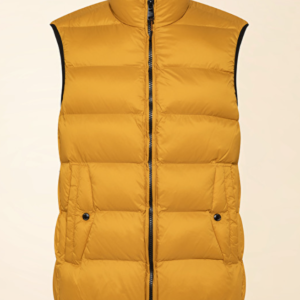 gilet sdekker uomo ocra uperleggero e semi-opaco