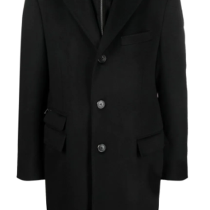 cappotto browngreen monopetto pettorina