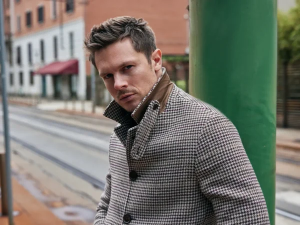 cappotto barbato quadretti