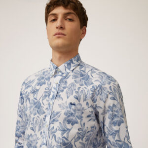 camicia uomo stampa floreale