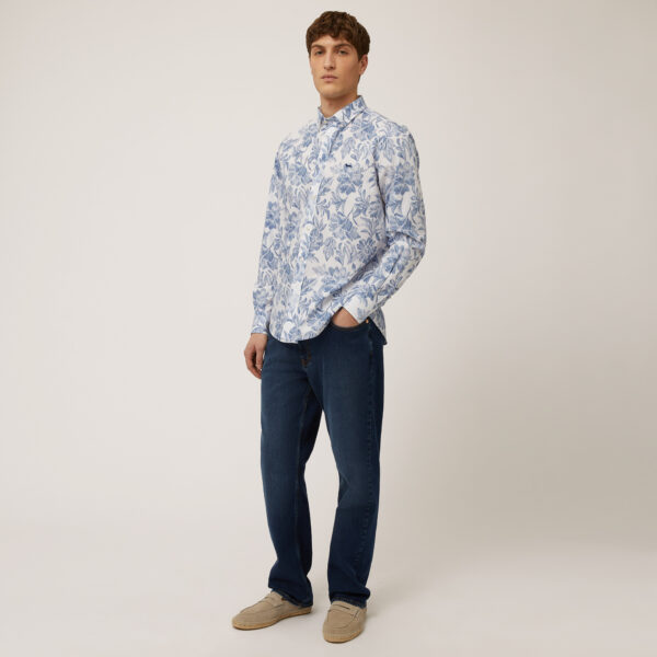 camicia uomo stampa floreale