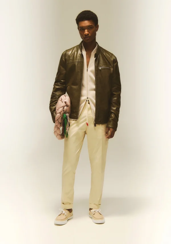jacket pelle peuterey uomo