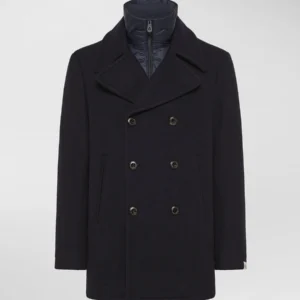 Giacca doppiopetto Peuterey pettorina staccabile