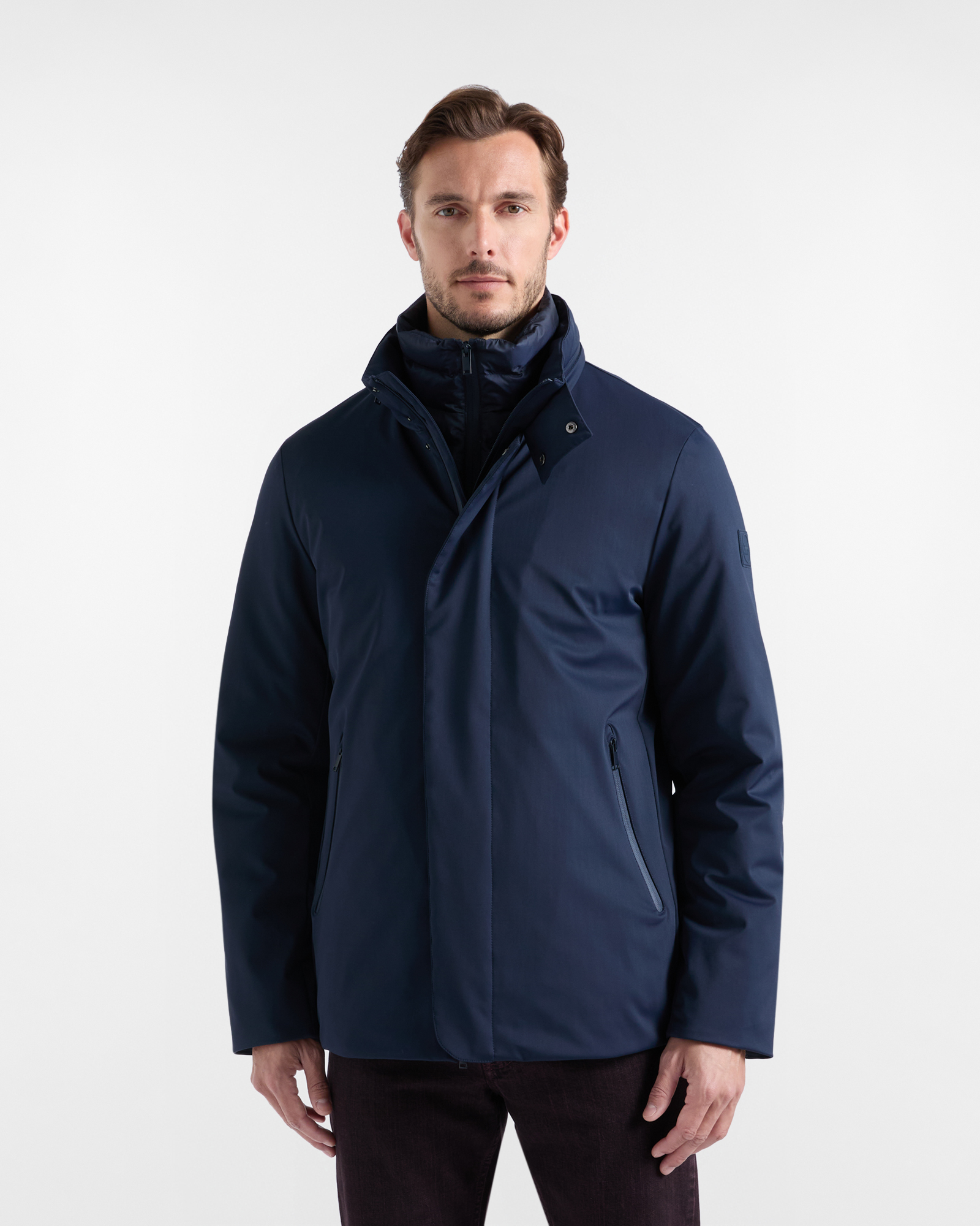 Field Jacket Harmont & Blaine Nylon Stretch